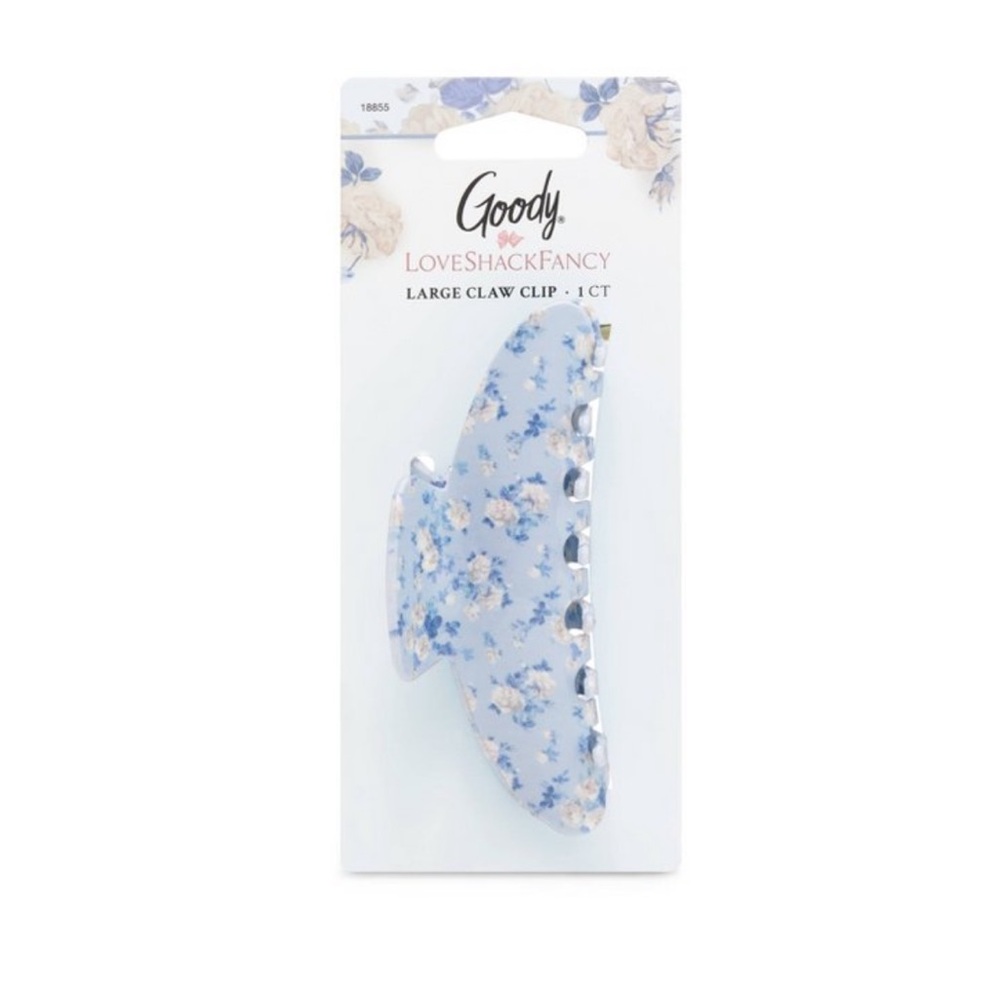 LoveShackFancy X Goody Blue Claw Clip large NWT NIB SHIPS WITHIN 1 DAY